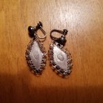 Vintage Sterling Silver Black “Diamond” Screw Back Earrings – Aunt Gladys'  Attic