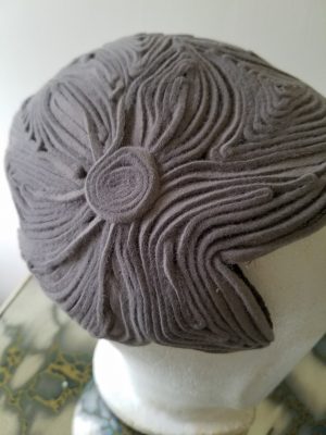 Vintage Grey Coral Reef Hat