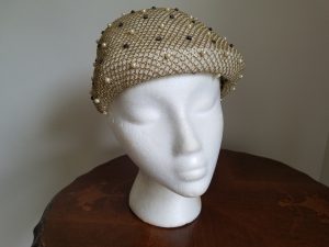 Vintage Pearl Sequin Hat