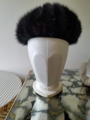 Vintage Midnight Mlle Arlette Fur Hat