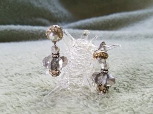 Crystal Shine Royal Family Vintage Clip On Earrings