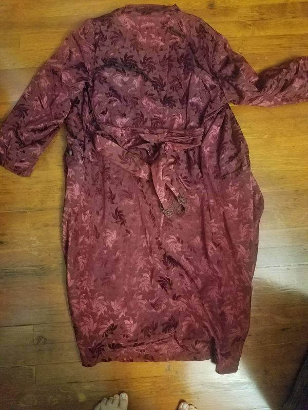 Vintage Burgundy Rabhor Robe