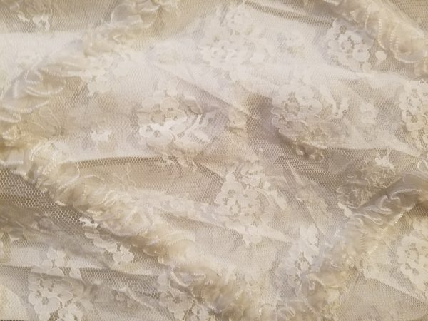 Vintage White Ruffle Dress