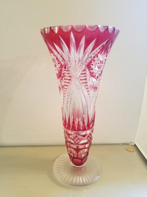 Red Bohemian Czech Glass