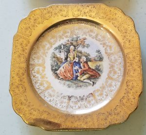 Courting Scene Plates