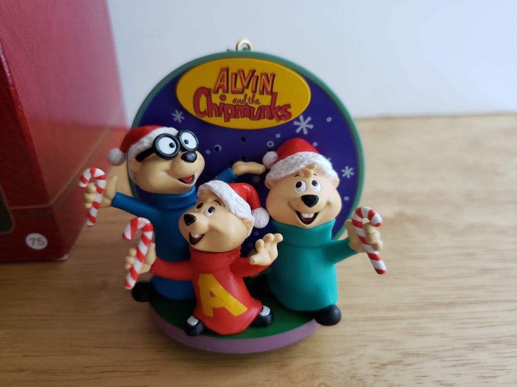 Alvin and the Chipmunks Carlton Cards Christmas Ornament SOLD Aunt