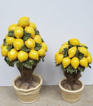 Ceramic Lemon Tree Topiary