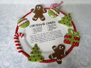 Mud Pie Christmas Cookie Serving Plate