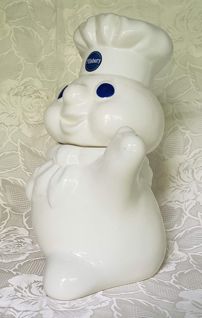 Pillsbury Dancing Doughboy Ceramic Cookie Jar – SOLD – Aunt Gladys' Attic