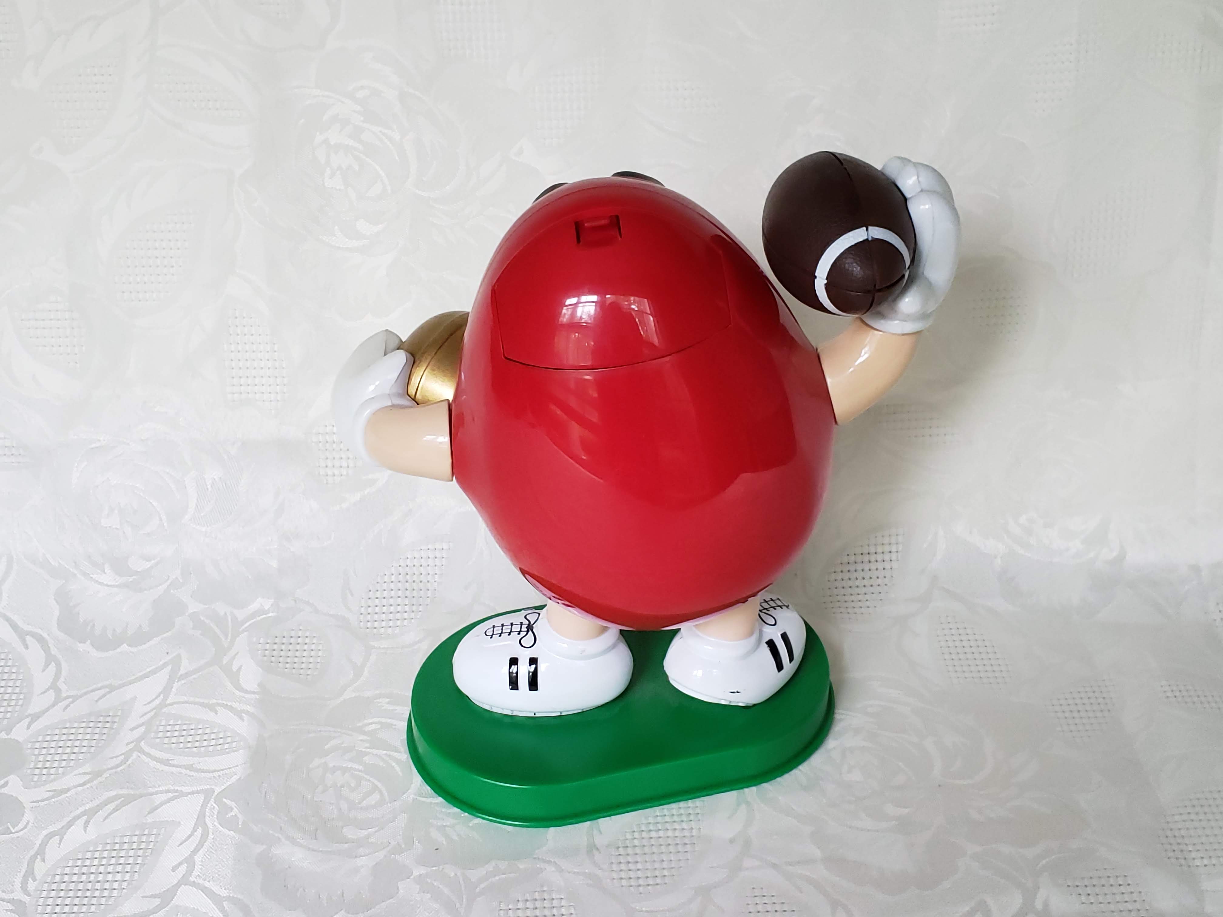 Red M&M Candy Dispenser with Waving Hand – SOLD – Aunt Gladys' Attic