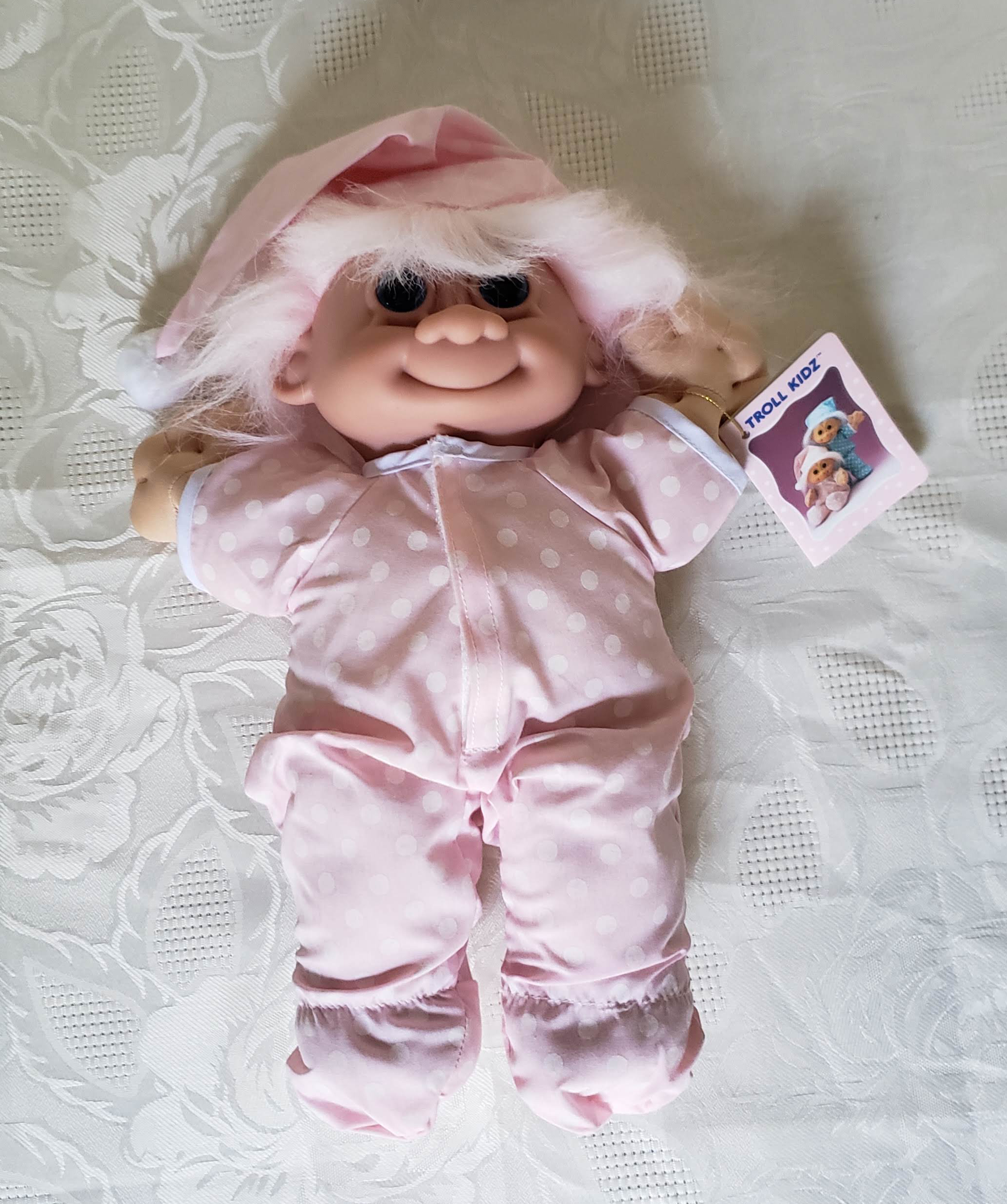 Russ Berrie & Company Pink Pajama Troll Kidz Doll