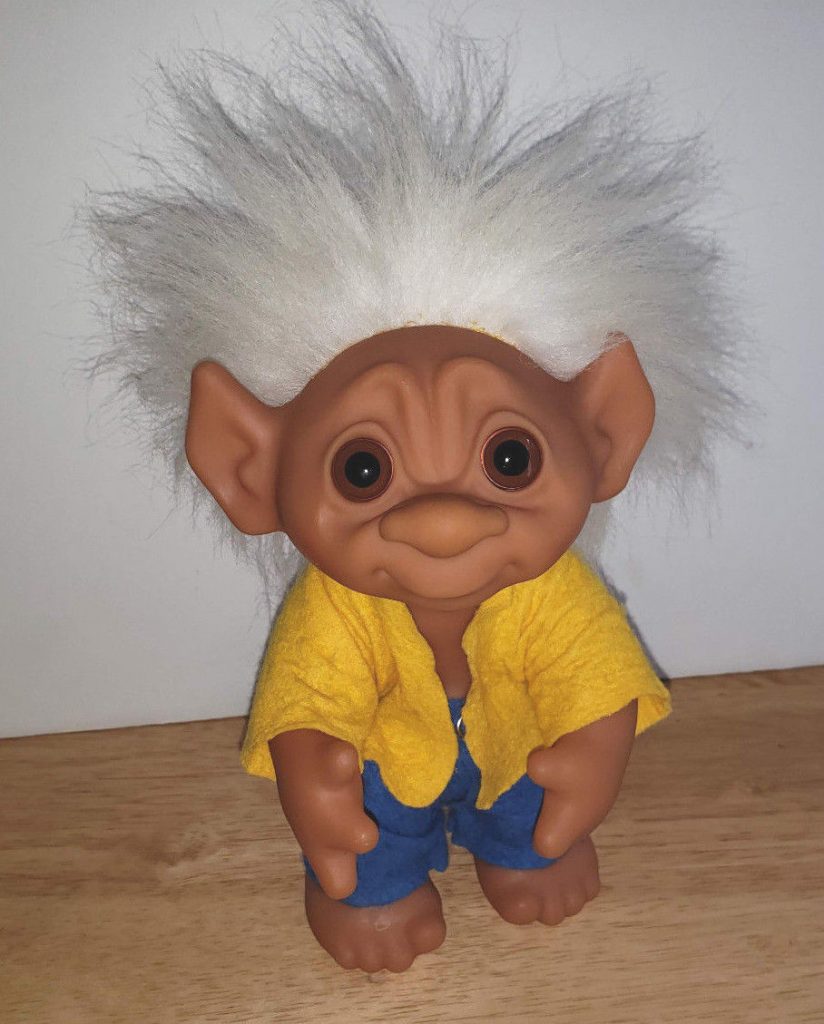 Thomas Dam Troll Doll with Rare Elf Ears – Aunt Gladys' Attic