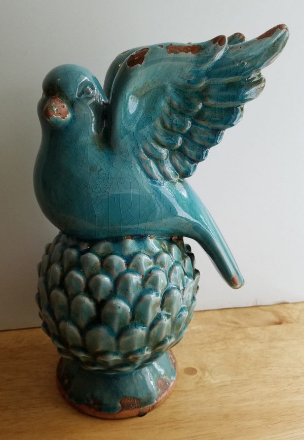 Bird on Artichoke Finial