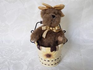 Boyds Bears Teddy Flower Pot