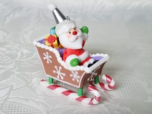 Hallmark Keepsake Santa Sweet Ride Ornament