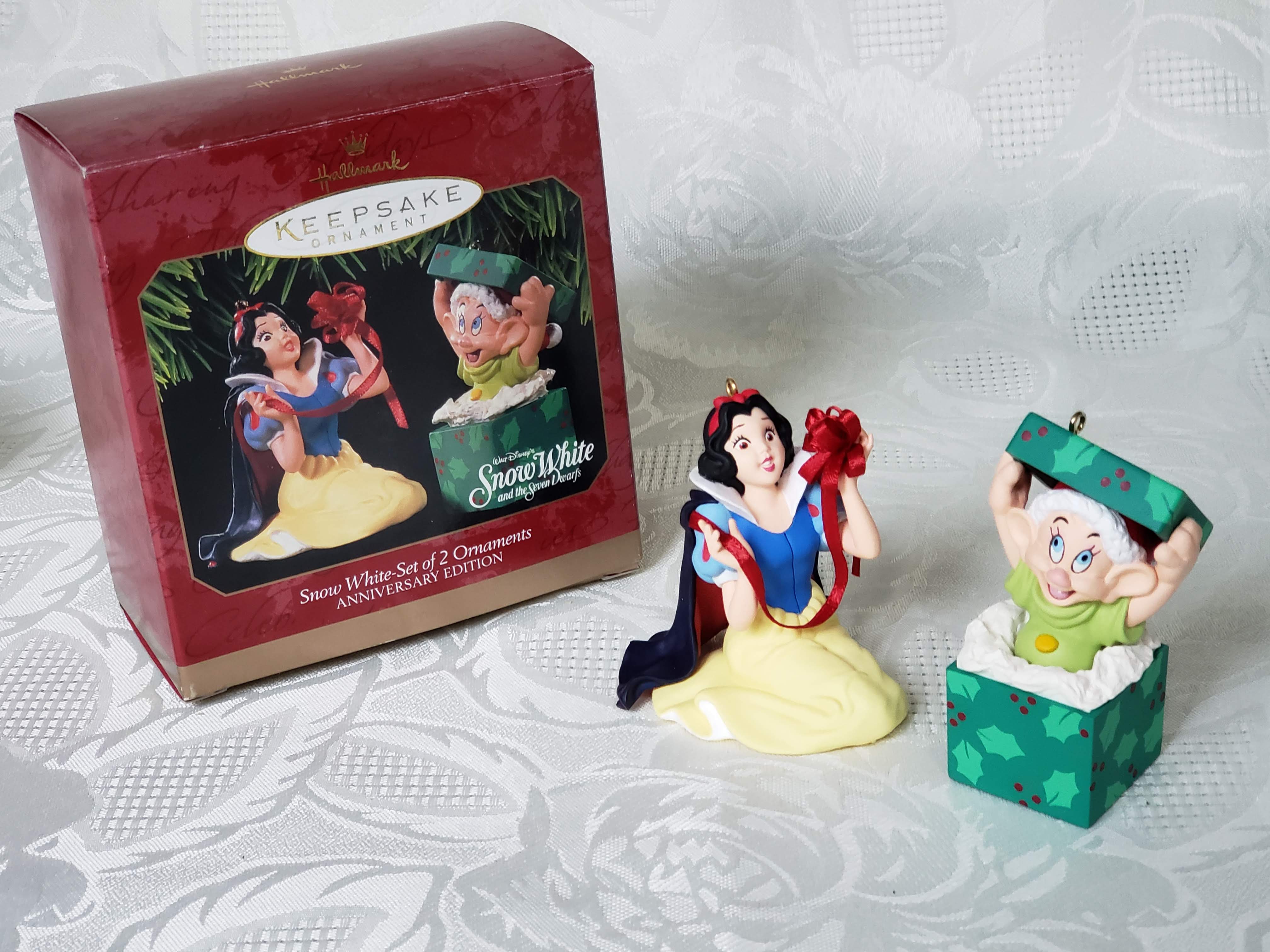 Hallmark Keepsake Snow White Anniversary Ornaments – Aunt Gladys' Attic