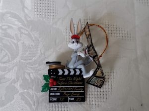 Matrix Looney Tunes Bugs Bunny Film Reel Ornament
