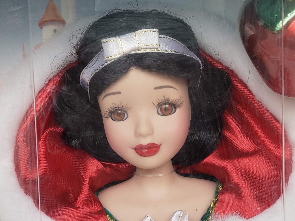 snow white porcelain keepsake doll