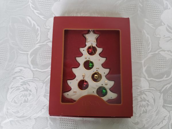 Lenox Jingle Bell Porcelain Christmas Tree Ornament