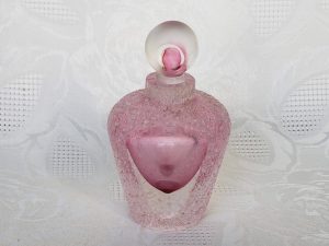 Fifth Avenue Crystal Pink Perfume Bottle