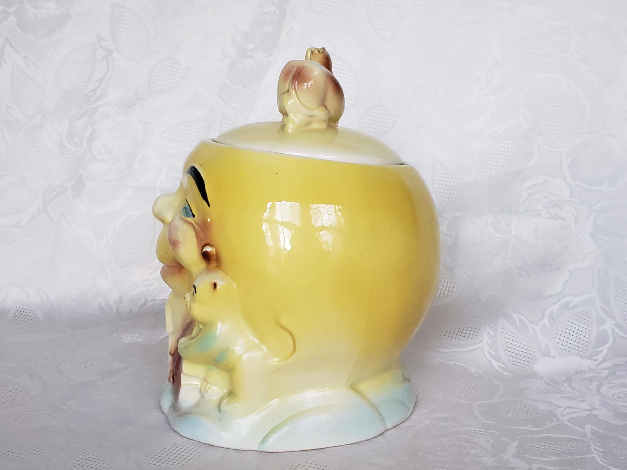 Vintage Cow Jumped Over the Moon Cookie Jar – Aunt Gladys' Attic Cow Jumping Over The Moon Cookie Jar