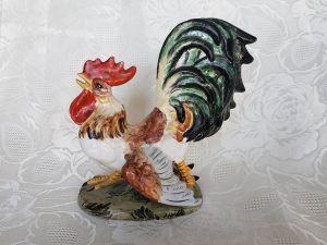Vintage KBNY Fighting Rooster Figurine