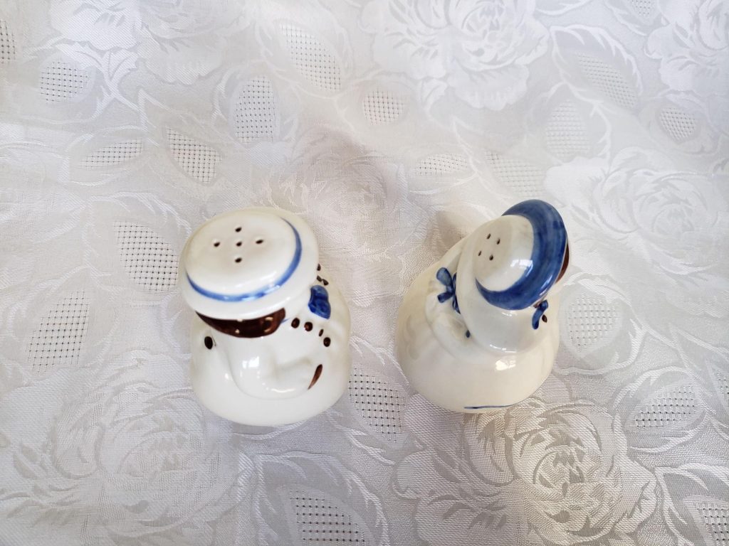 Vintage Shawnee Dutch Boy Girl Salt Pepper Shakers – Aunt Gladys' Attic