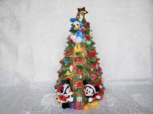 Disney Christopher Radko Mickey and Friends Christmas Tree Cookie Jar