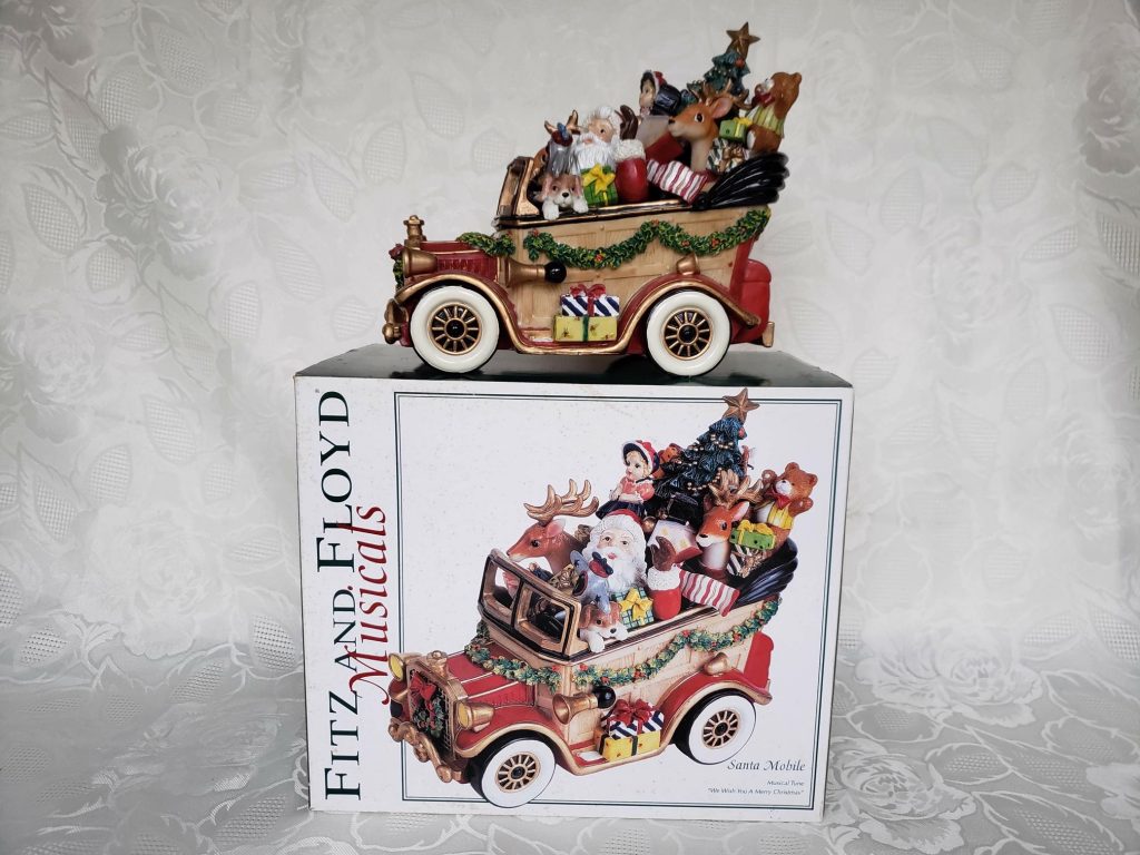 Fitz and Floyd Musical Santa Mobile – Aunt Gladys' Attic