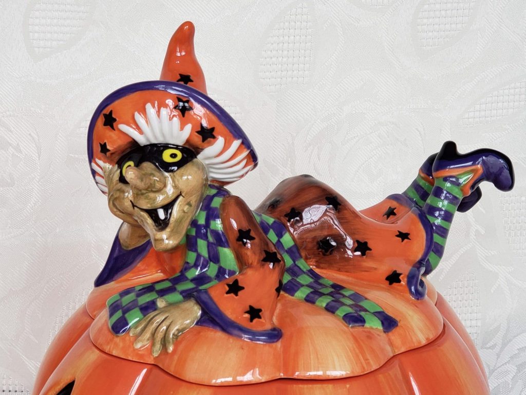 Fitz and Floyd Witch Hazel Cookie Jar – Aunt Gladys' Attic