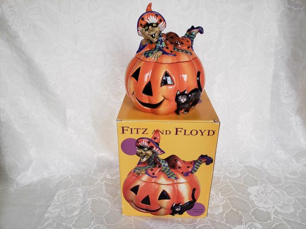 Fitz and Floyd Witch Hazel Cookie Jar