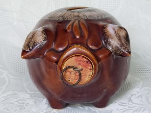 Vintage Hull Corky Piggy Bank