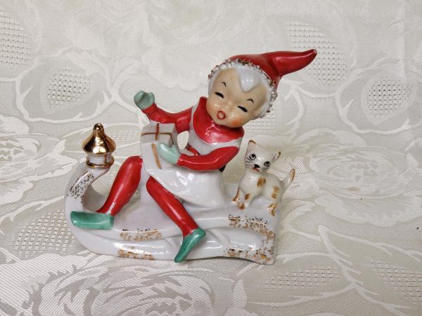 Vintage Japan Porcelain Pixie Elf