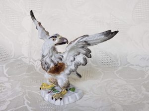Vintage Meissen Eagle Figurine