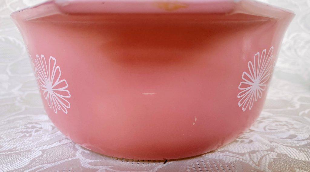 Vintage Pink Daisy Pyrex 2 5 Quart Casserole 045 Aunt Gladys Attic