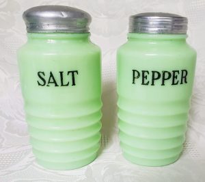 Jadeite Salt and Pepper