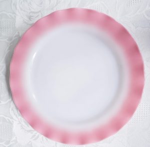 Pink Crinoline Dinner Plate
