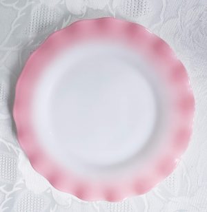 Pink Crinoline Salad Plate