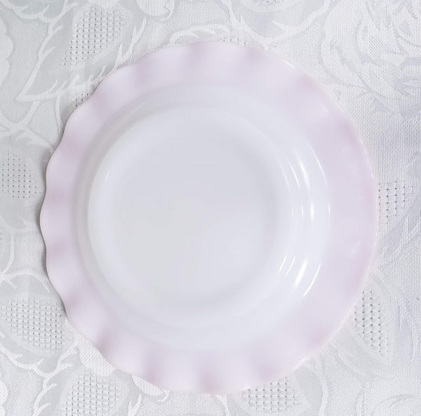 Pink Crinoline Salad Plate