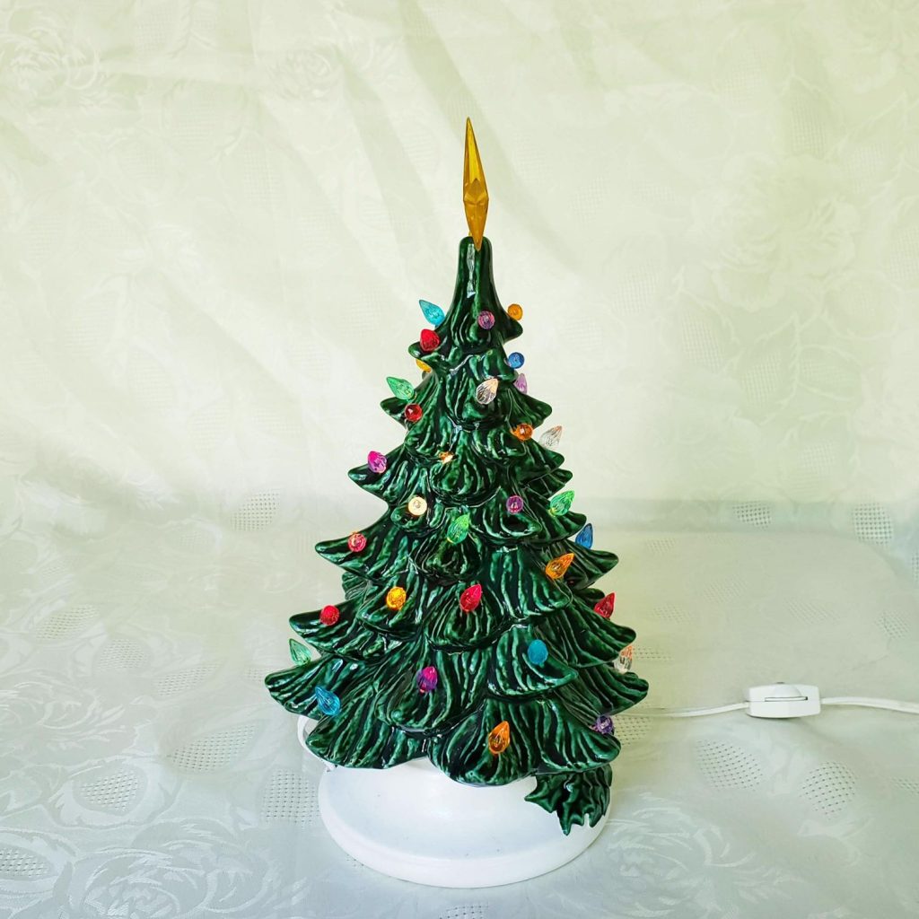 Vintage Ceramic Christmas Tree Base 