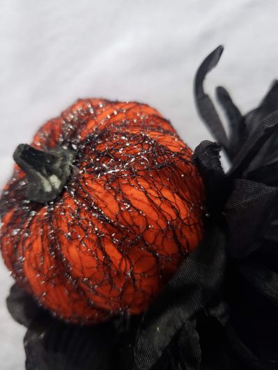 Orange Pumpkin Fascinators Barrette