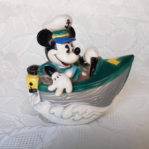 Disney Mickey Mouse Anchors Away Rocking Boat Music Box