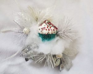 Winter White Cupcake Fascinator