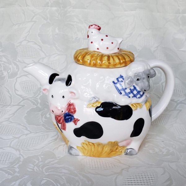 Otagiri Farm Animals Musical Teapot