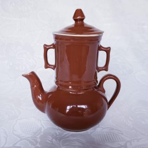 Vintage Hall Stacking Brown Teapot