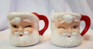 Winking Santa Mugs