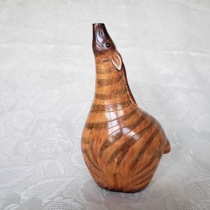 Wooden Giraffe Bud Vase
