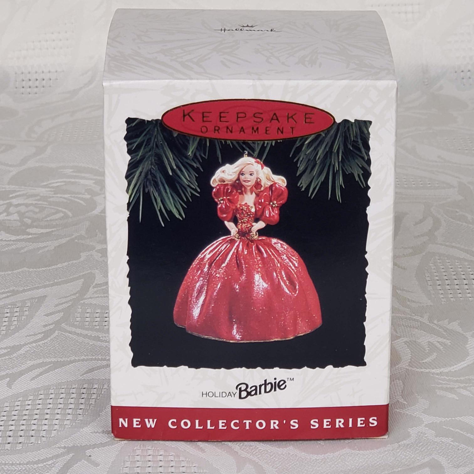 hallmark keepsake ornament holiday barbie collector's series