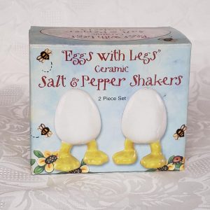 Vintage Giftco Eggs with Legs Salt and Pepper Shakers