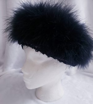 Marabou Feather Vintage Hat